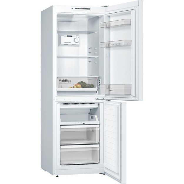 Bosch Serie 2 KGN33NWEB fridge-freezer Freestanding 282 L E White 4