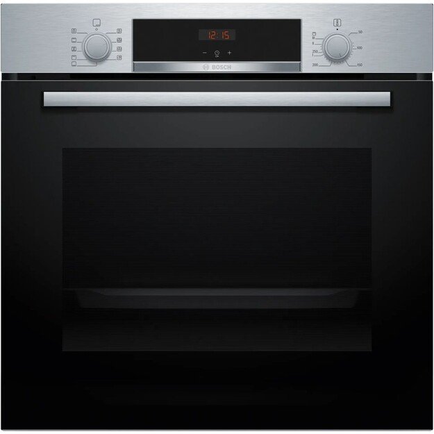 Bosch Serie 4 HBA534ES3 oven 71 L 3400 W Black, Stainless steel