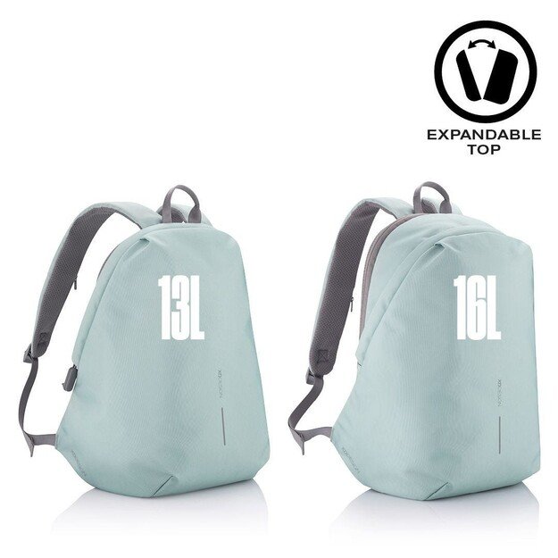 XD DESIGN ANTI-THEFT BACKPACK BOBBY SOFT GREEN (MINT) P/N: P705.797