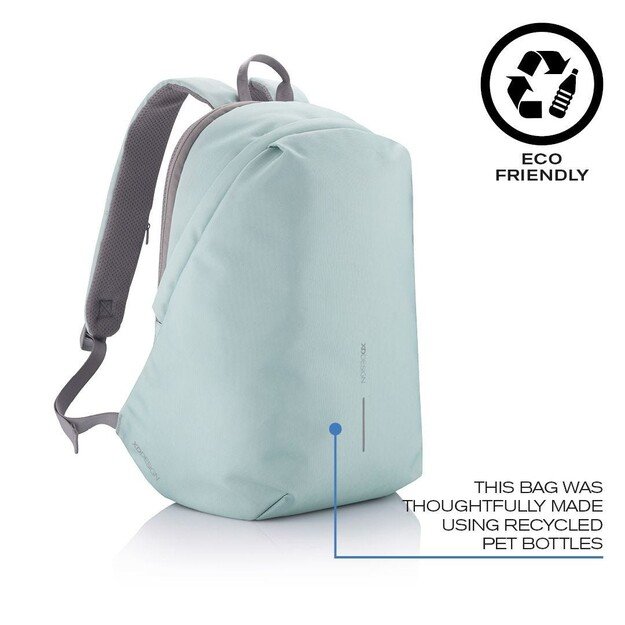 XD DESIGN ANTI-THEFT BACKPACK BOBBY SOFT GREEN (MINT) P/N: P705.797