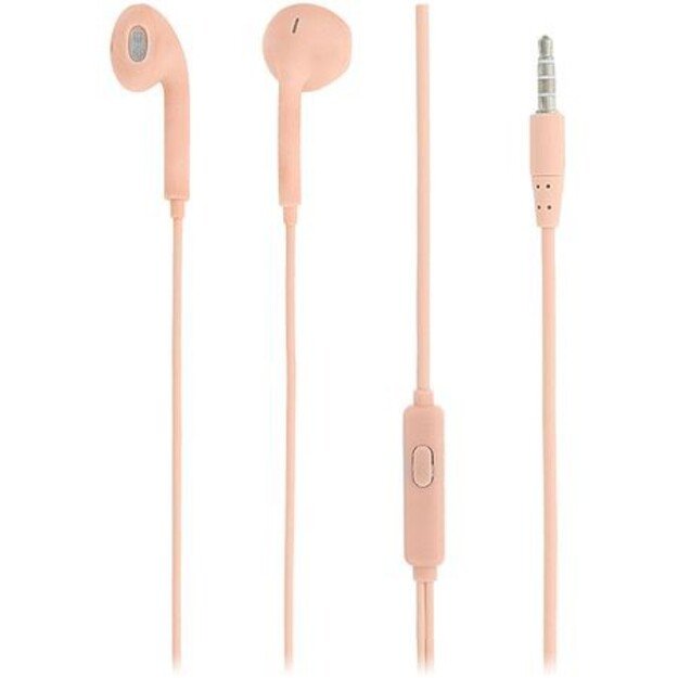 Tellur In-Ear Headset Fly, Noise reduction Memory Foam Ear Plugs pink