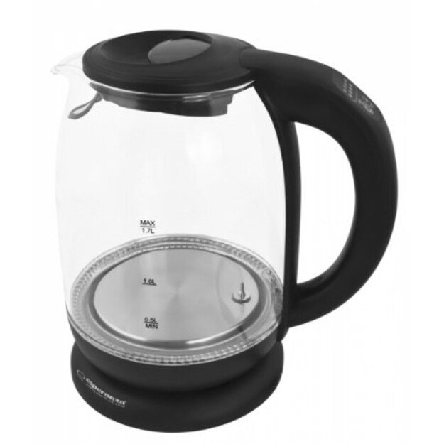 Kettle electric Esperanza LOIRE EKK027 (2200W 1.7l, black color)