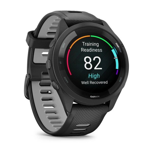 Garmin Forerunner 265 3.3 cm (1.3 ) AMOLED 46 mm Digital 416 x 416 pixels Touchscreen Black Wi-Fi GPS (satellite) 6
