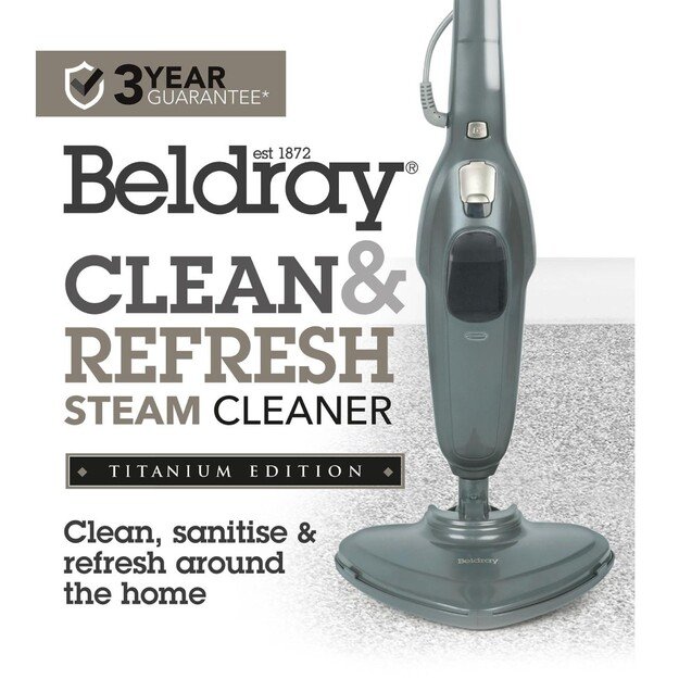 Beldray BEL01986VDE Clean and Refresh Steam Cleaner