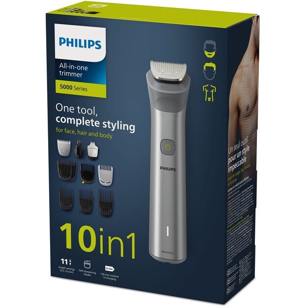 Philips MG5920/15 hair trimmers/clipper Stainless steel 11 Lithium-Ion (Li-Ion)