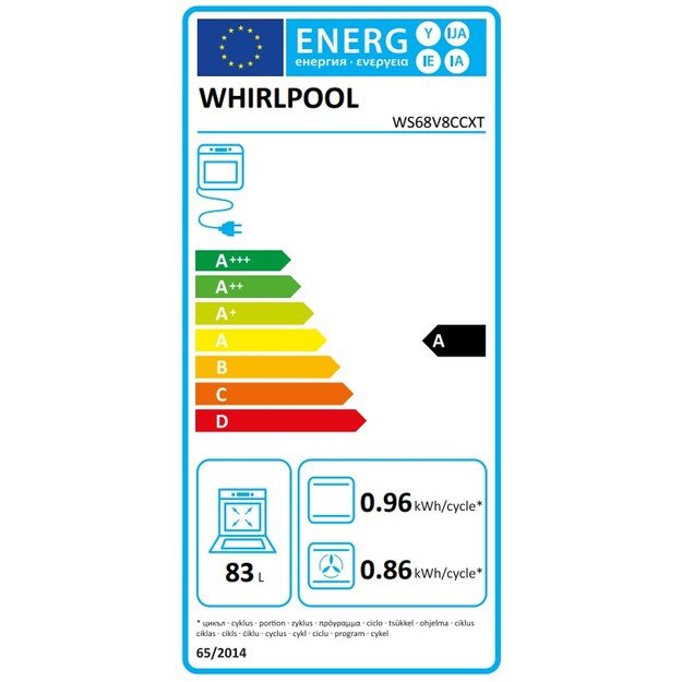 WHIRLPOOL WS68V8CCXT