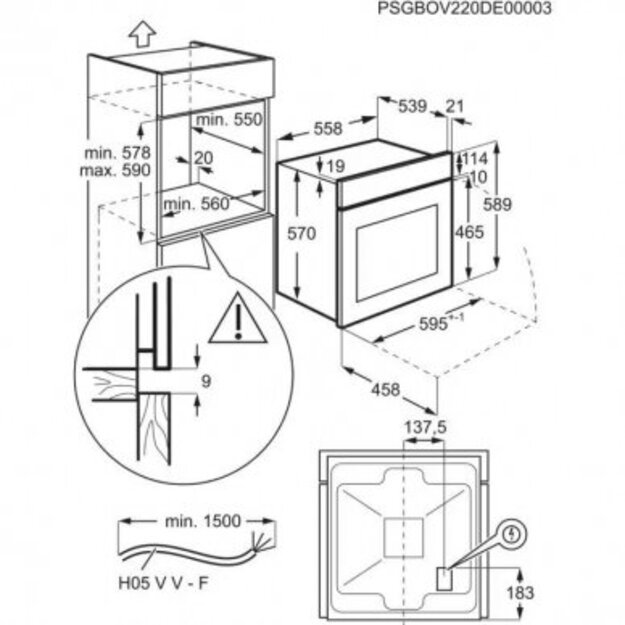 ELECTROLUX KOFDP46BK