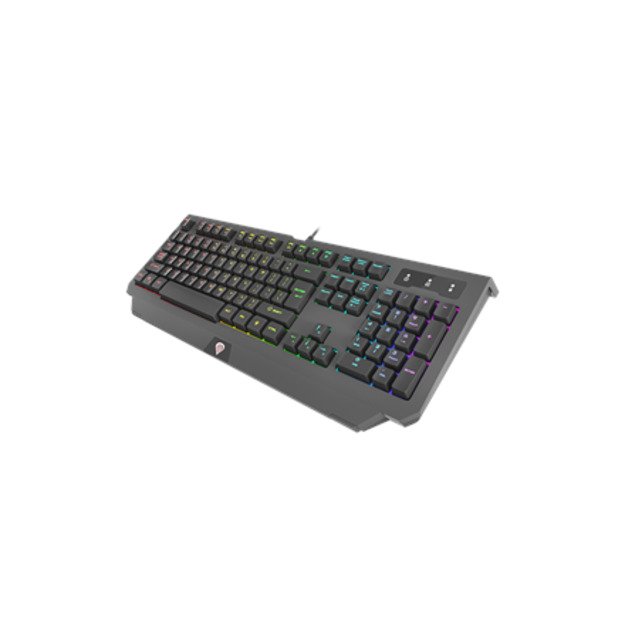 GENESIS COMBO set 4in1 cobalt 330 rgb keyboard + mouse +headphones + mousepad, us layout | Genesis | Wired | On-Ear | COMBO set