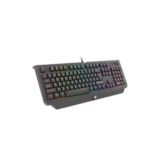 GENESIS COMBO set 4in1 cobalt 330 rgb keyboard + mouse +headphones + mousepad, us layout | Genesis | Wired | On-Ear | COMBO set