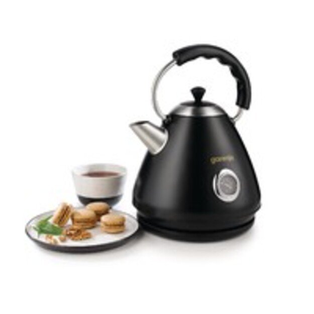 Gorenje | Kettle | K17CLBK | Electric | 2200 W | 1.7 L | Plastic and metal | 360° rotational base | Black