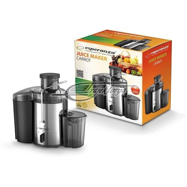 ESPERANZA JUICE MAKER 500W CARROT SILVER-BLACK