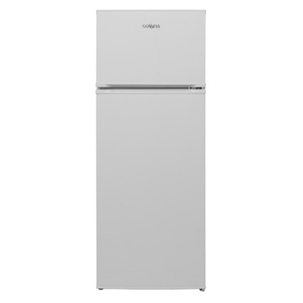 Goddess Refrigerator | GODRDD0144GW8AE | Energy efficiency class E | Free standing | Double Door | Height 145 cm | Fridge net ca