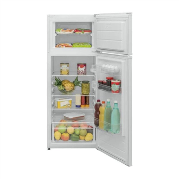 Goddess Refrigerator | GODRDD0144GW8AE | Energy efficiency class E | Free standing | Double Door | Height 145 cm | Fridge net ca