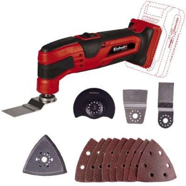 Einhell TC-MG 18 Li-Solo Black, Red