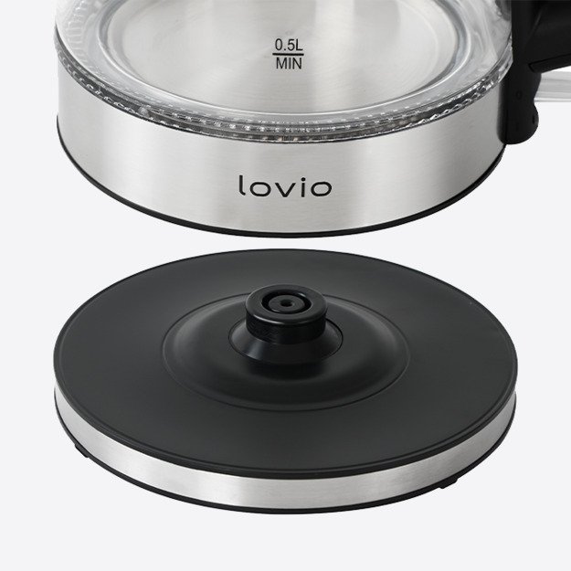 Lovio LVGEK001 Glass Electric Kettle