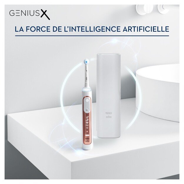 Oral-B Electric Toothbrush | Genius X | Rechargeable | For adults and children | Number of brush heads included 1 | Number of te