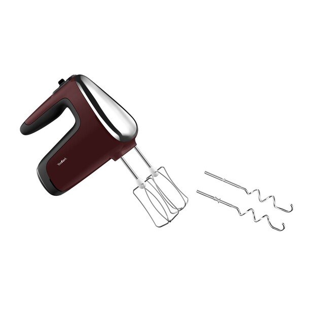 Tefal Powermix Silence HT652538 mixer Hand mixer 600 W Red