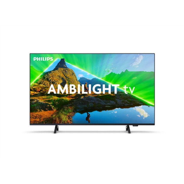 Philips LED TV with Ambilight | 65PUS8319/12 | 65 | Smart TV | TITAN OS | 4K UHD | Black