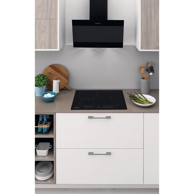 Indesit IB 65B60 NE Black Built-in 59 cm Zone induction hob 4 zone(s)