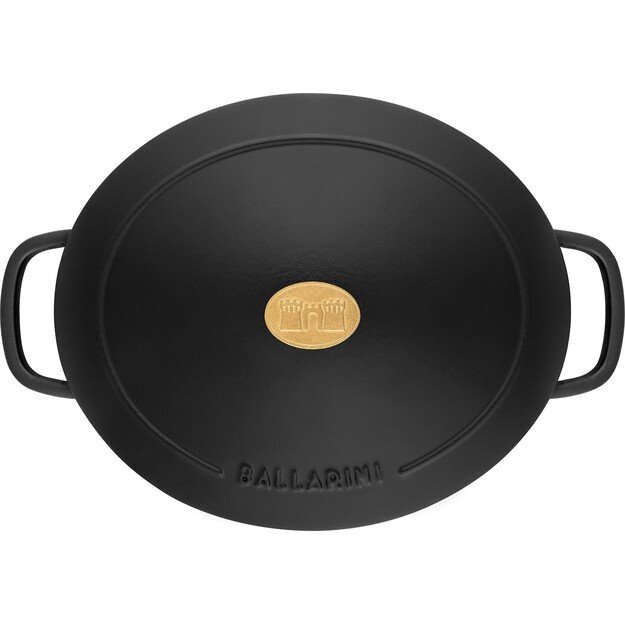 BALLARINI BELLAMONTE oval cast iron pot 75003-546-0 - 5.5 ltr black