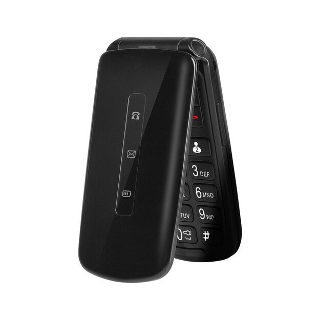 MaxCKruger & Matz Phone for seniors KM0929 7,11 cm (2,8 ) 108,5 g Black