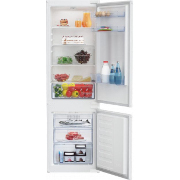 Beko BCHA275K41SN fridge-freezer Built-in 262 L E White