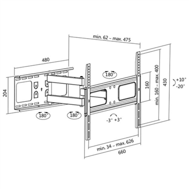 Logilink BP0028 TV Wall mount