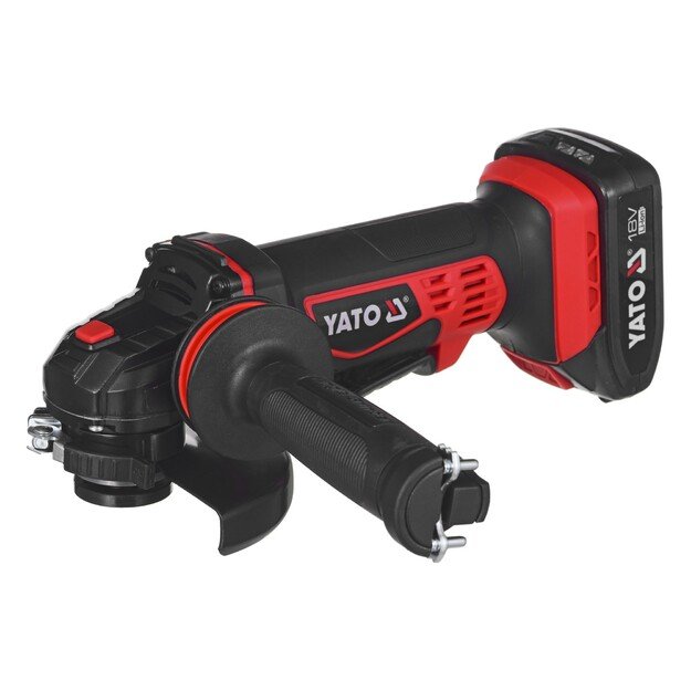 Yato YT-82826 angle grinder 125 mm 18 V Black, Red