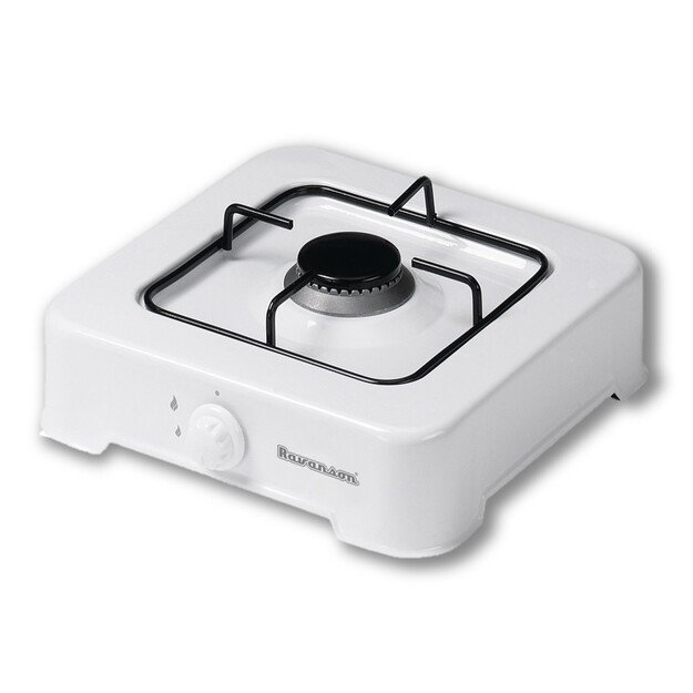 1-burner gas cooker Ravanson K-01T (White)