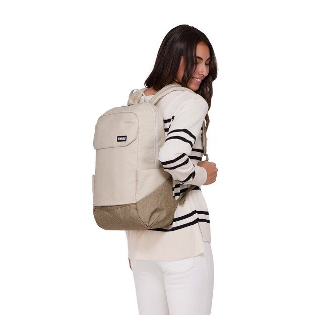 Thule | Lithos | Backpack 20L | Fits up to size 16   | Laptop backpack | Pelican Gray/Faded Khaki