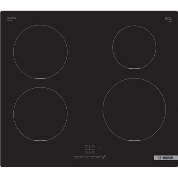 Bosch Serie 4 PUE611BB5E hob Black Built-in 60 cm Zone induction hob 4 zone(s)