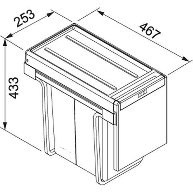 FRANKE Cube 30, 134.0039.554