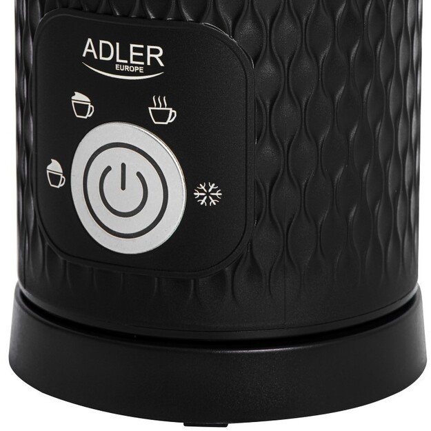 Adler AD 4494 d Milk frother, Frothing and heating, Black | Adler