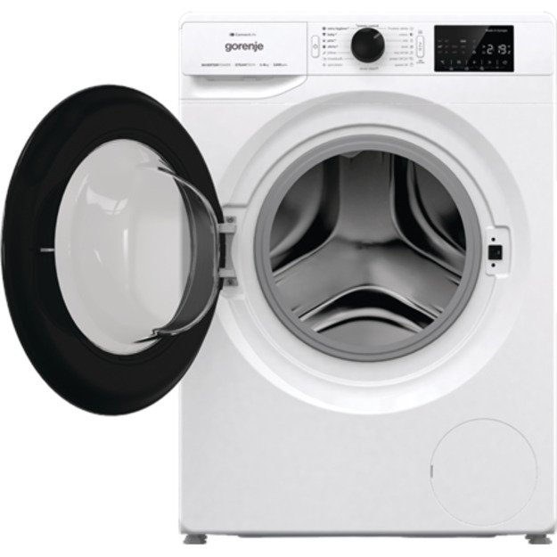 Gorenje Washing Machine | WPNEI82SBSWIFI | Energy efficiency class B | Front loading | Washing capacity 8 kg | 1200 RPM | Depth