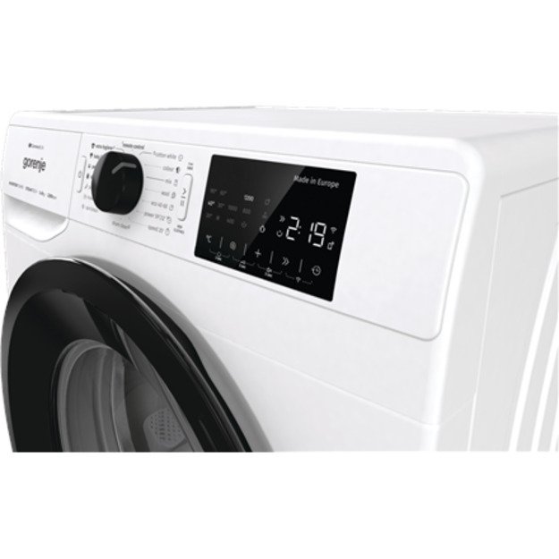 Gorenje Washing Machine | WPNEI82SBSWIFI | Energy efficiency class B | Front loading | Washing capacity 8 kg | 1200 RPM | Depth