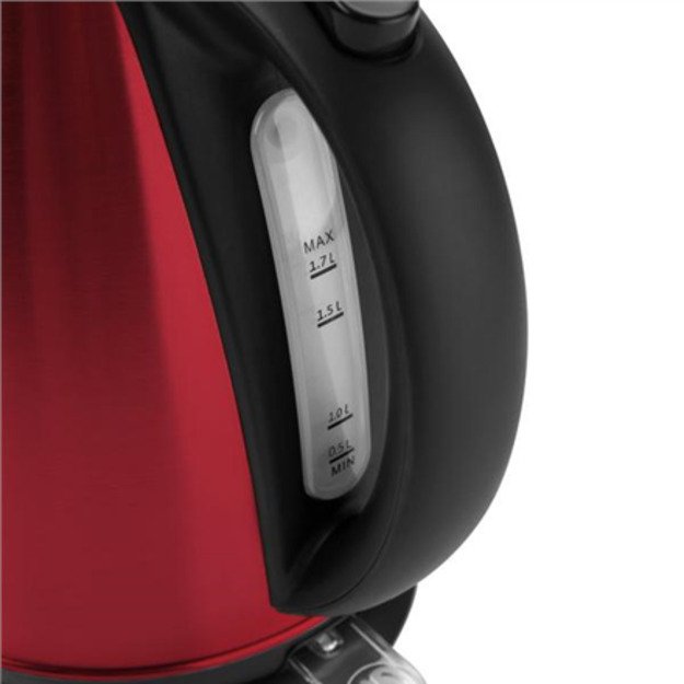 ETA | Kettle | 359090010 | Standard | 2200 W | 1.7 L | Stainless steel | 360° rotational base | Red