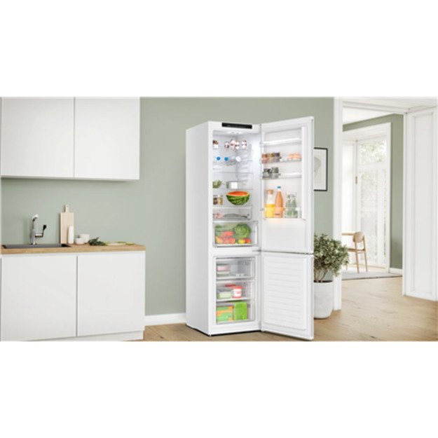 Bosch | Refrigerator | KGN392WDF Series 4 | Energy efficiency class D | Free standing | Combi | Height 203 cm | No Frost system