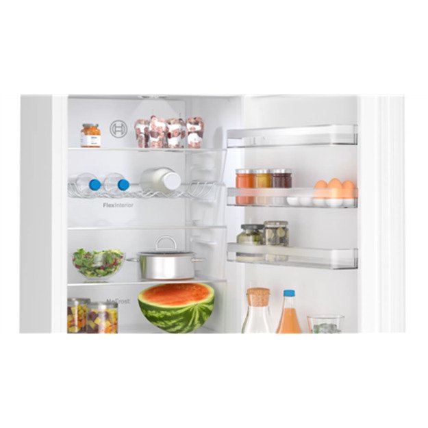 Bosch | Refrigerator | KGN392WDF Series 4 | Energy efficiency class D | Free standing | Combi | Height 203 cm | No Frost system