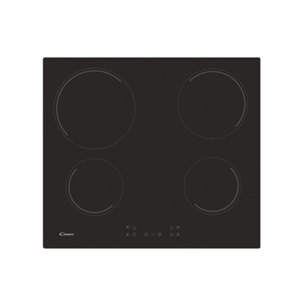 Candy | Hob | CH64CCB/4U2 | Vitroceramic | Number of burners/cooking zones 4 | Touch | Black