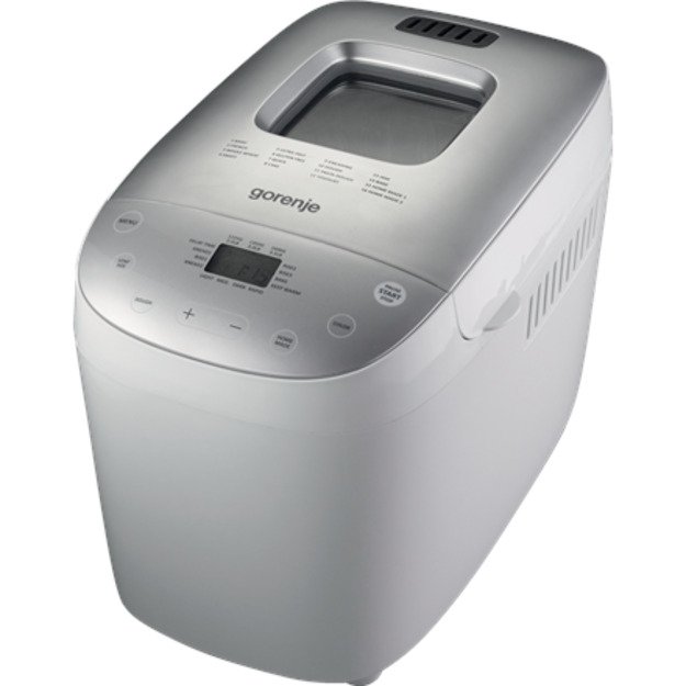 Gorenje | Bread maker | BM1600WG | Power 850 W | Number of programs 16 | Display LCD | White/Silver