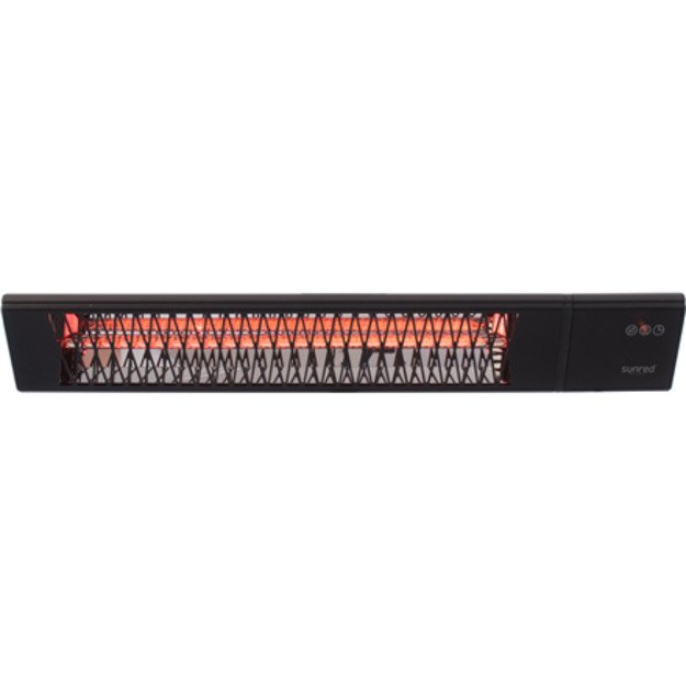 SUNRED | Heater | PRO25W-SMART, Triangle Dark Smart Wall | Infrared | 2500 W | Black | IP55