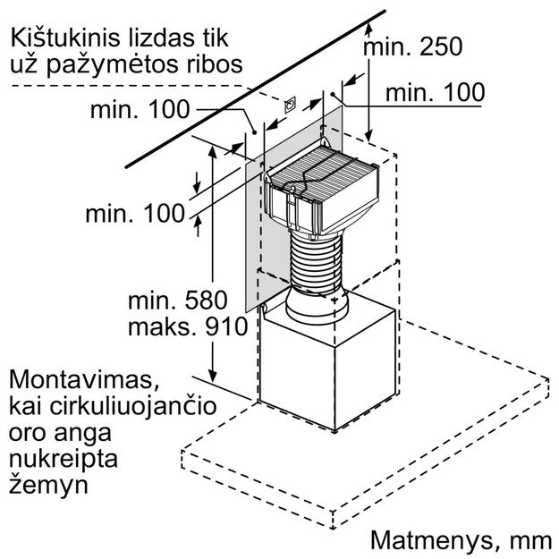 Recirkuliacijos rinkinys Bosch DWZ1DX1I6