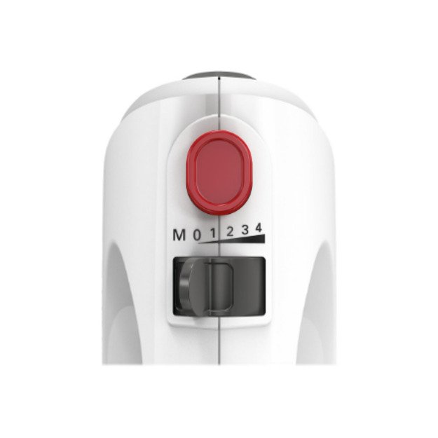 Bosch | Hand Mixer | MFQ22100 CleverMixx | Hand Mixer | 375 W | Number of speeds 4 | Turbo mode | White/Dark Grey