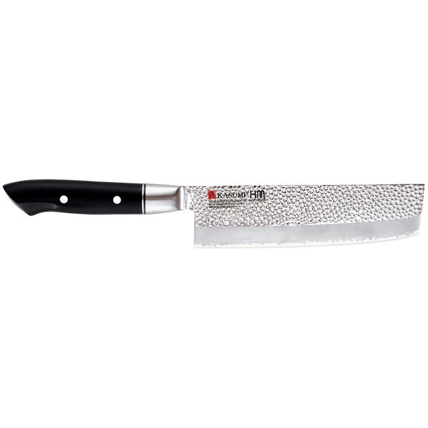 KASUMI Japoniškas Nakiri peilis, kaltas, ilgis 17 cm, kalamas plienas VG-10 HM