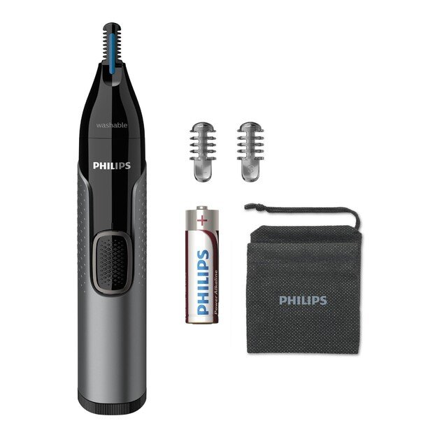 Philips | Nose, Ear and Eyebrow Trimmer | NT3650/16 | Nose, ear and eyebrow trimmer | Grey