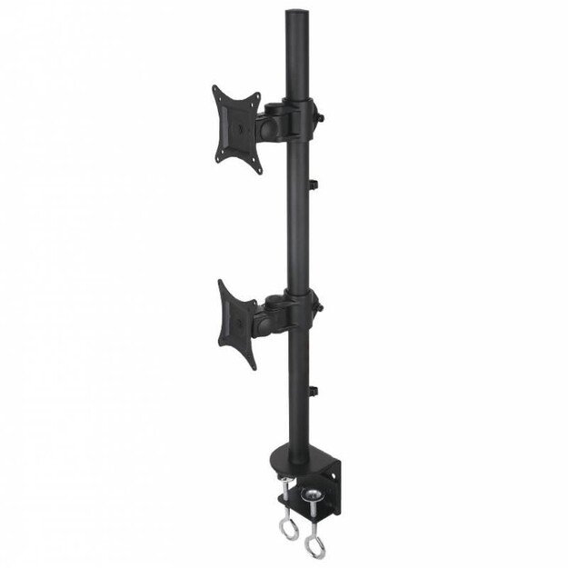 Dual Desk Mount 2x LED/LCD 13-27 Inch 20kg Vertical