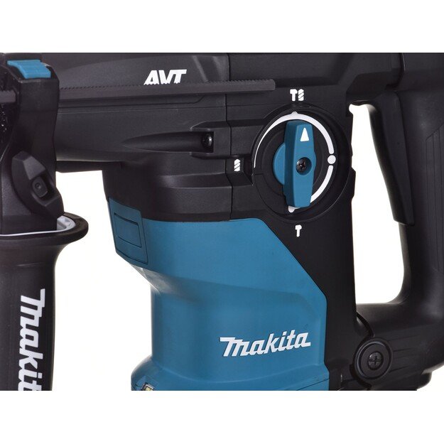 MAKITA HR3012FCWJ rotary hammer SDS-Plus 3,9J 1050W AVT MAKPAC Black, Blue