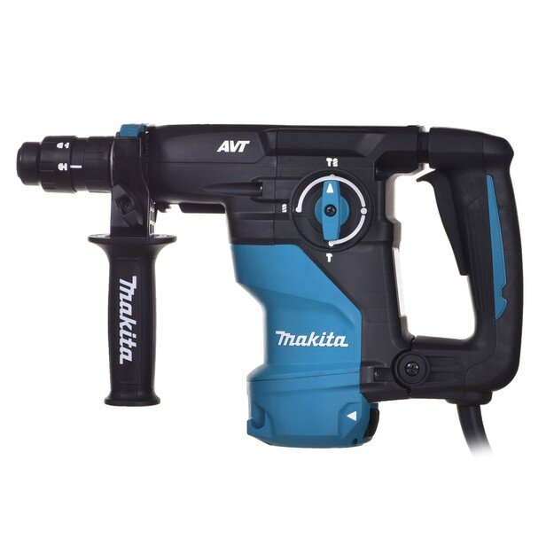 MAKITA HR3012FCWJ rotary hammer SDS-Plus 3,9J 1050W AVT MAKPAC Black, Blue