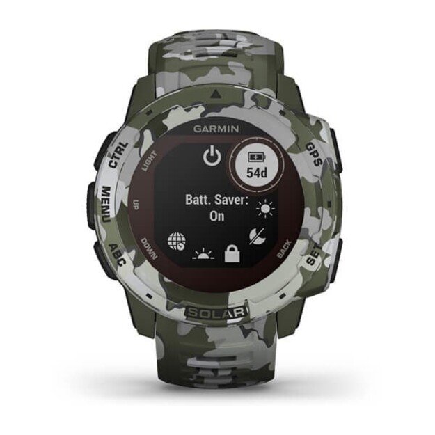 Garmin Instinct Solar Camo Edition MIP Digital 128 x 128 pixels Camouflage GPS (satellite) 5