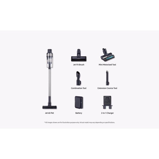 Samsung VS15A6031R4 Stick vacuum Battery Dry Bagless 0.8 L Black 1